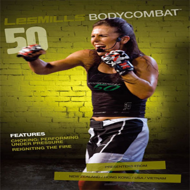 BODYCOMBAT 50 DVD, CD,& Choreo Notes BODY COMBAT 50